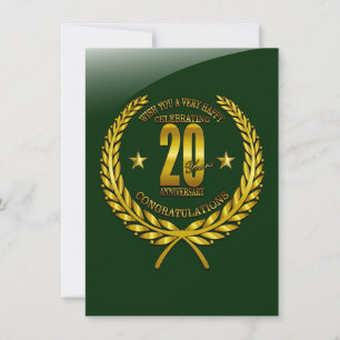 Congratulations to the 20th Anniversary