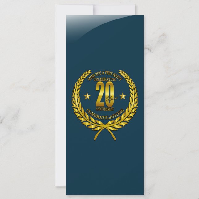 Congratulations to the 20th Anniversary (Front)