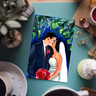 Congratulations to the Bride and Groom Personalise Card