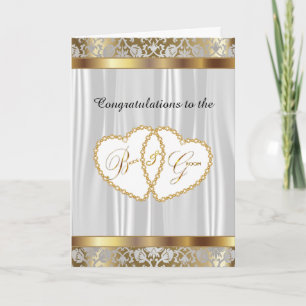 Congratulations to the Bride and Groom - Wedding Card