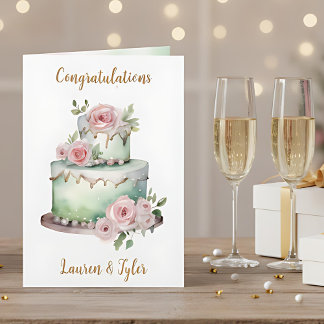 Congratulations to the Bride and Groom | Wedding Card
