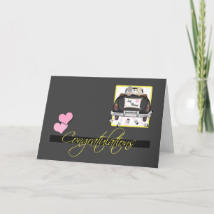Congratulations To The Brides Wedding Card
