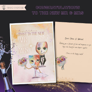 Congratulations to the new Mr & Mrs Whimsical Card
