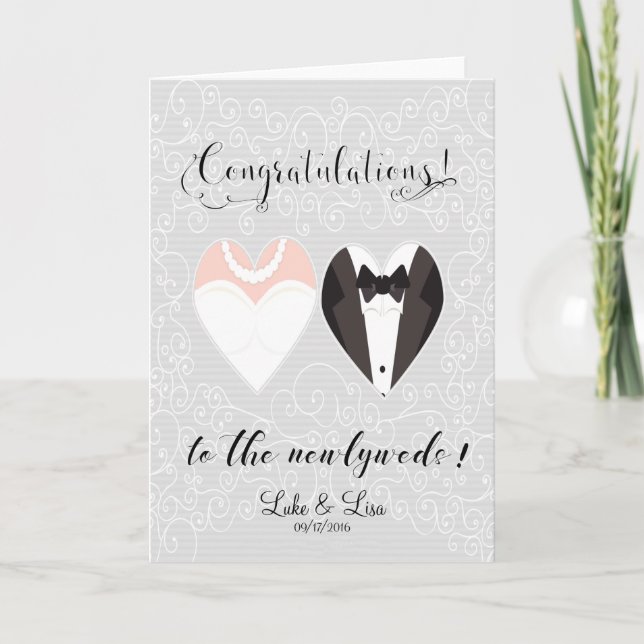 Congratulations to the Newlyweds Card (Front)