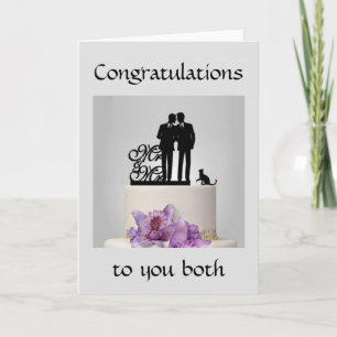 Congratulations to you both - Silhouette Card