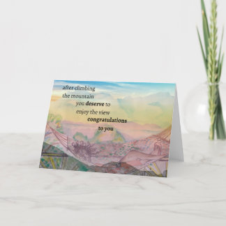 Congratulations to You Thank You Card