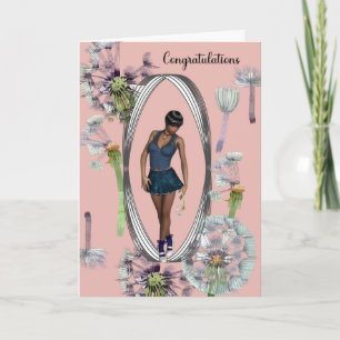 Congratulations to Young Black Girl Card