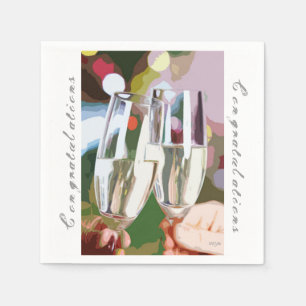 Congratulations Toast Napkin