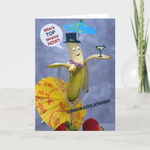 Congratulations Top Banana Card