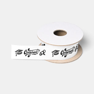 Congratulations University Graduation Ribbon Satin Ribbon