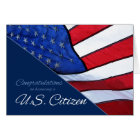Congratulations US Citizenship US Flag Card