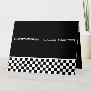 Congratulations Victory Lane Suits You Card