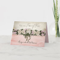 Congratulations - Wedding/Marriage - Vintage/Pink