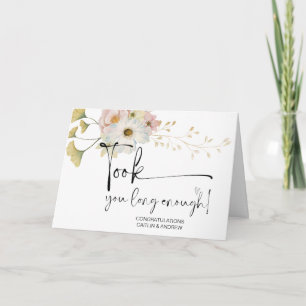 Congratulations Wedding Newly Weds Bride and Groom Card