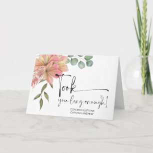 Congratulations Wedding Newly Weds Bride and Groom Card