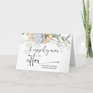 Congratulations Wedding Newly Weds Bride and Groom Card