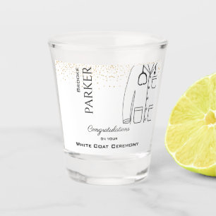Congratulations White Coat Ceremony Doctor Shot Glass