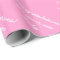 Congratulations wrapping paper for new baby girl