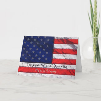 Congratulations! You Are Now a Citizen Card