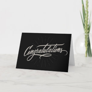 **CONGRATULATIONS** YOU DESERVE THE VERY BEST CARD