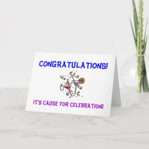 CONGRATULATIONS!, You Finally Left that Bum! Card
