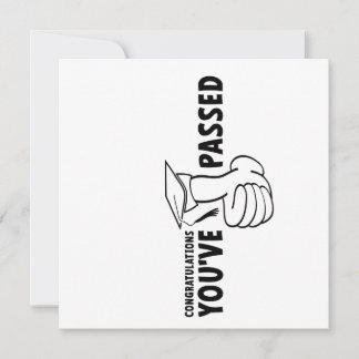Congratulations, you passed, diploma