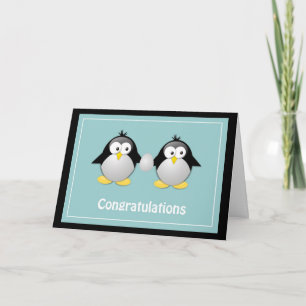 Congratulations, You're Expecting Penguin Greeting Card