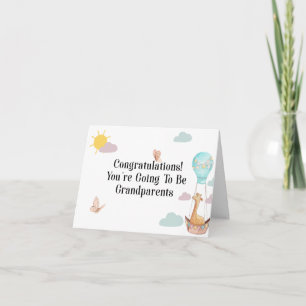 Congratulations, You're Going To Be Grandparents Card