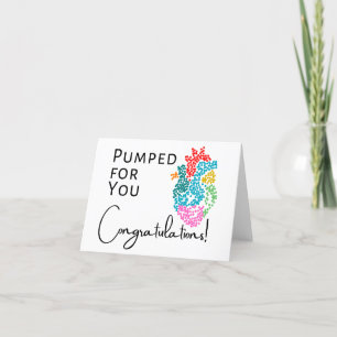 Congratulatory tSNE Plot Heart Note Card