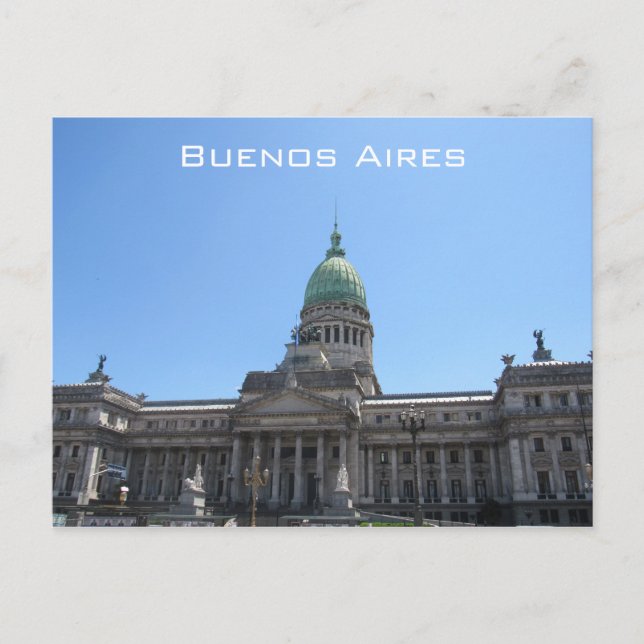 congreso buenos aires postcard (Front)
