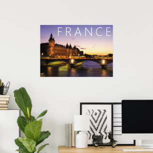 Congress at the River Seine   Paris, France Poster