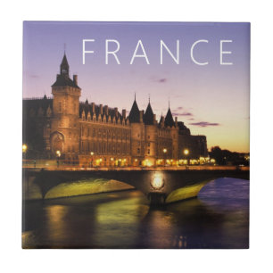 Congress at the River Seine   Paris, France Tile