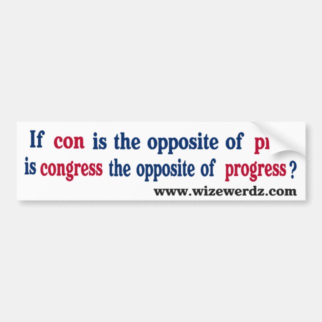 Congress-light-11x3 Bumper Sticker (Front)