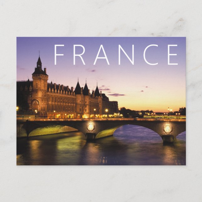 Congress | Paris, France | Happy Birthday Postcard (Front)