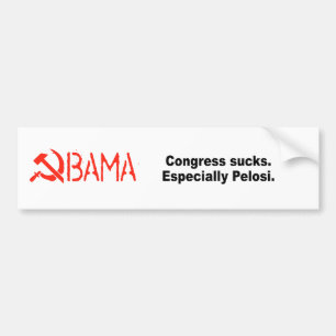 Congress sucks. Especially Pelosi Bumper Sticker