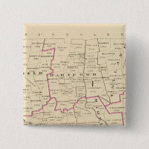 Congressional districts 15 cm square badge