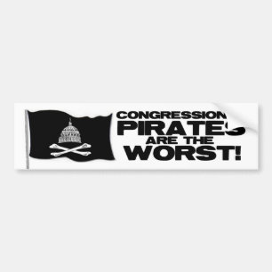 Congressional Pirates Bumper Sticker