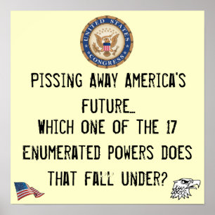 Congressional powers poster