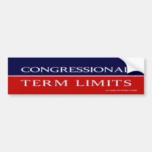 Congressional Term Limits -  Bumper Bumper Sticker