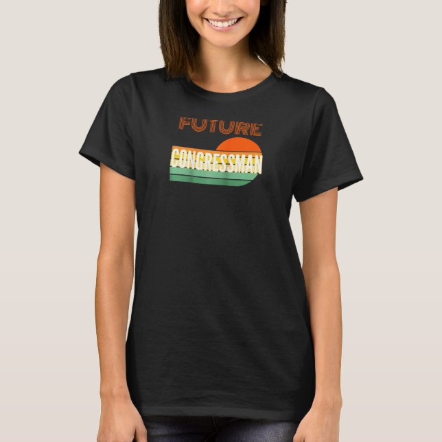 Congressman , Future Congressman Raglan T-Shirt (Front)