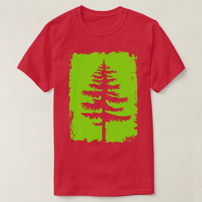 Conifer tree silhouette T-Shirt (Design Front)