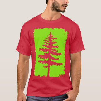 Conifer tree silhouette T-Shirt