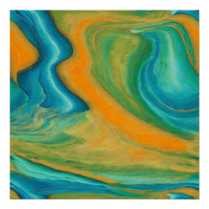 “Conil”. A Colourful Abstract Blend Poster