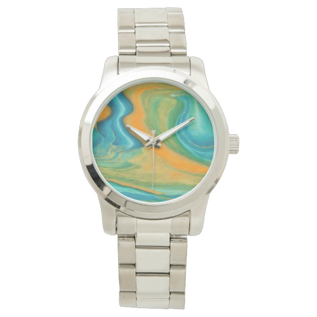 “Conil”. A Colourful Abstract Blend Watch (Front)