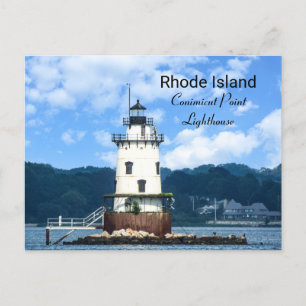 Conimicut Point Lighthouse RI Postcard