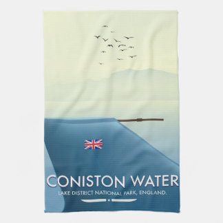 Coniston Water, lake district, England Tea Towel