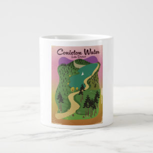 Coniston Water Lake District Large Coffee Mug