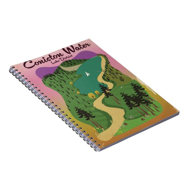 Coniston Water Lake District Notebook (Right Side)