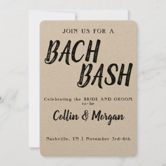 Conjoined Bachelor/Bachelorette Party Invitation