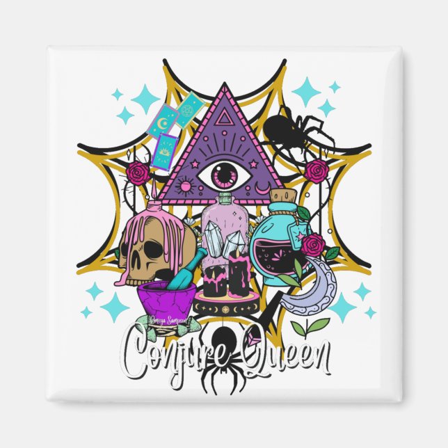 Conjure Queen Magnet (Front)